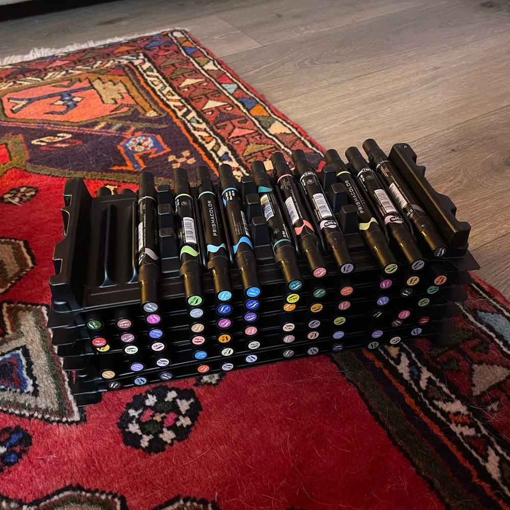Prismacolor pack of 72 markers (minus 2) :(